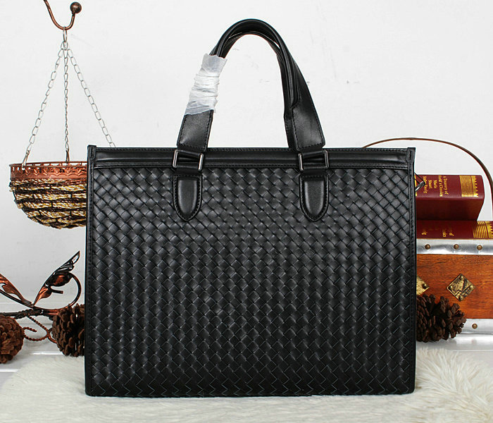 Bottega Veneta intrecciato VN briefcase 52225 black